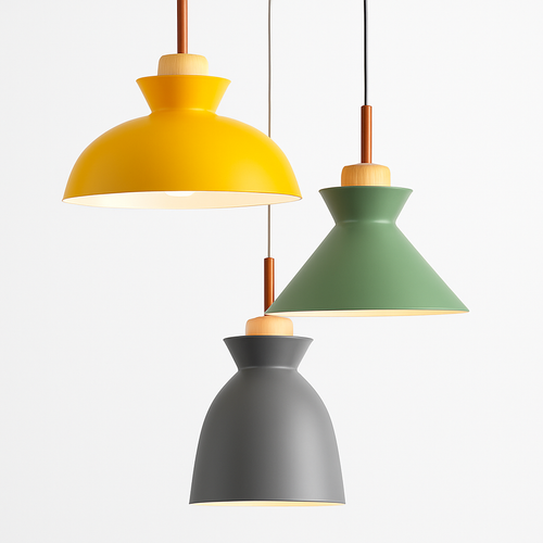 Suspension design moderne à LED de couleur Lampes - vue 2 sur 21