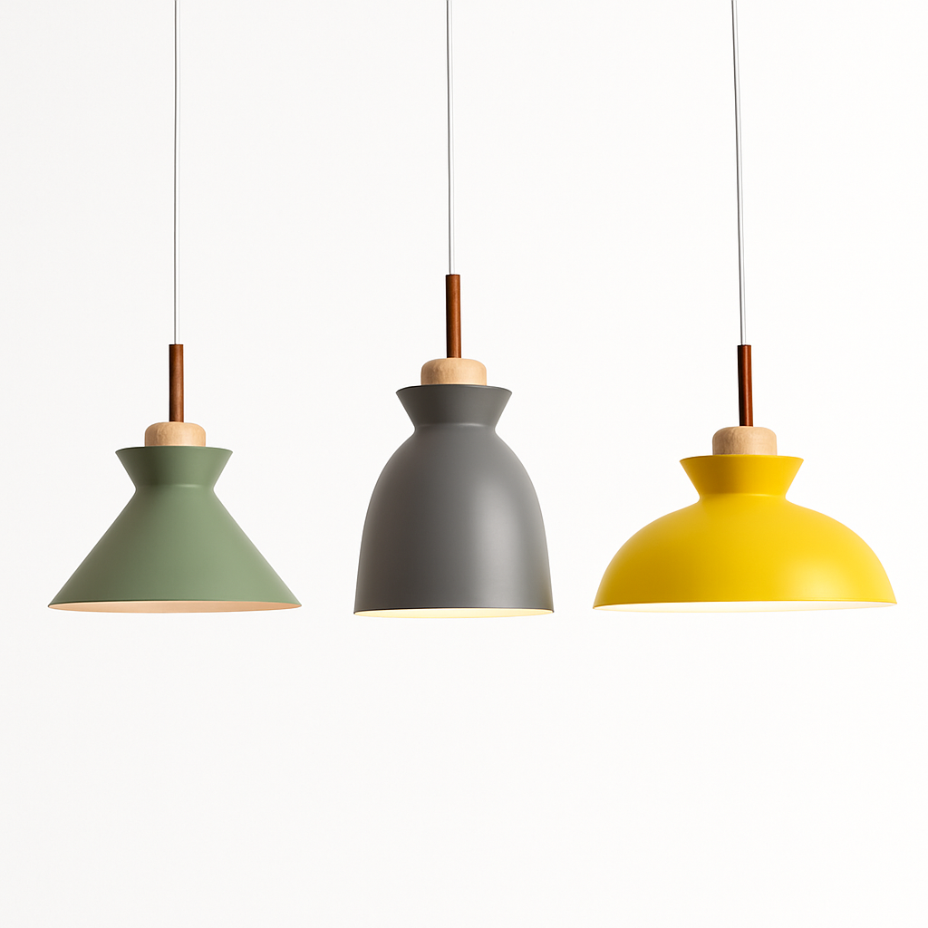 Suspension design moderne à LED de couleur Lampes - vue 12 sur 21
