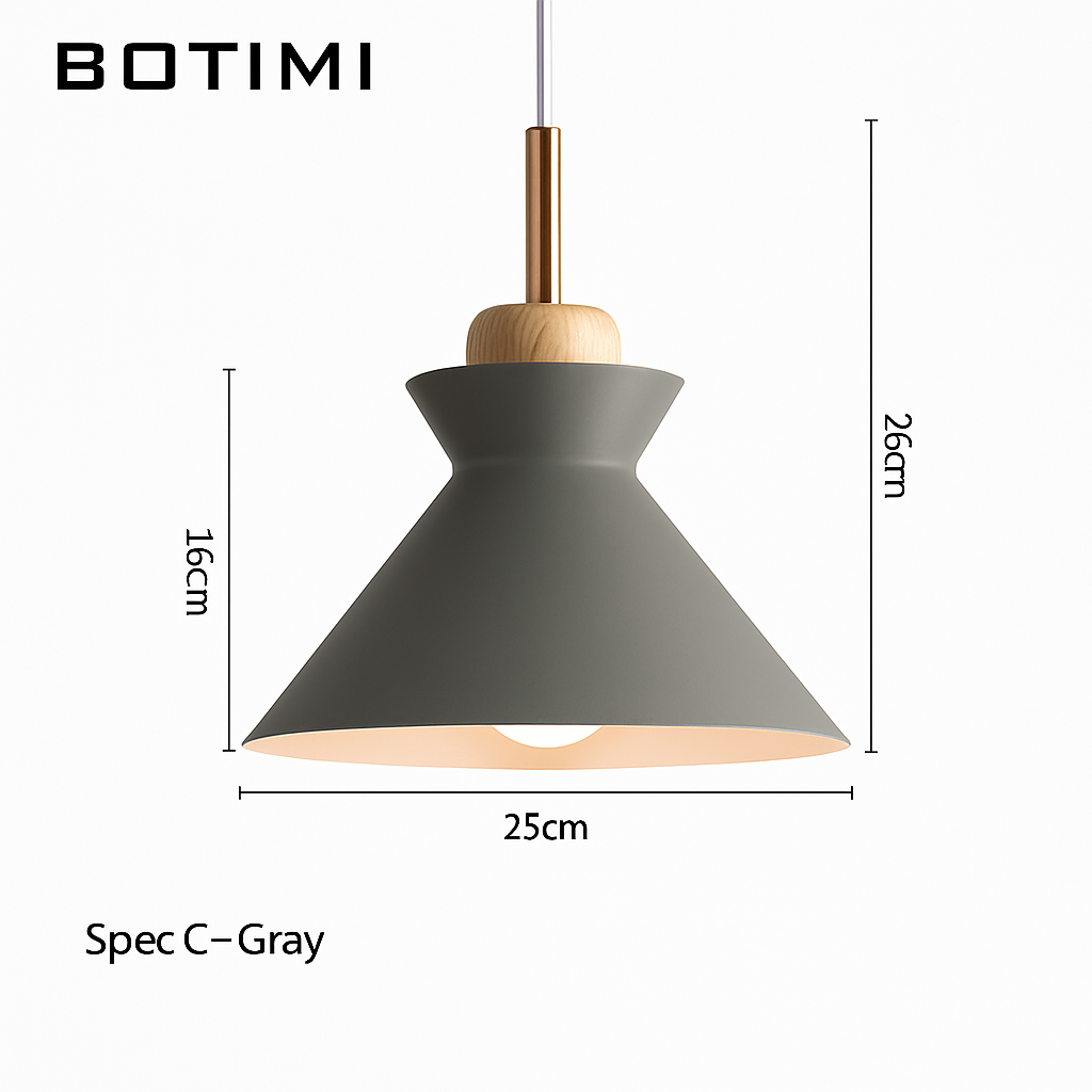 Suspension design moderne à LED de couleur Lampes - vue 4 sur 21