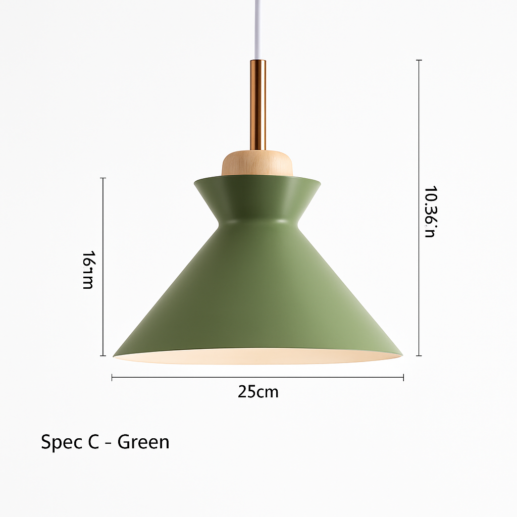 Suspension design moderne à LED de couleur Lampes - vue 5 sur 21