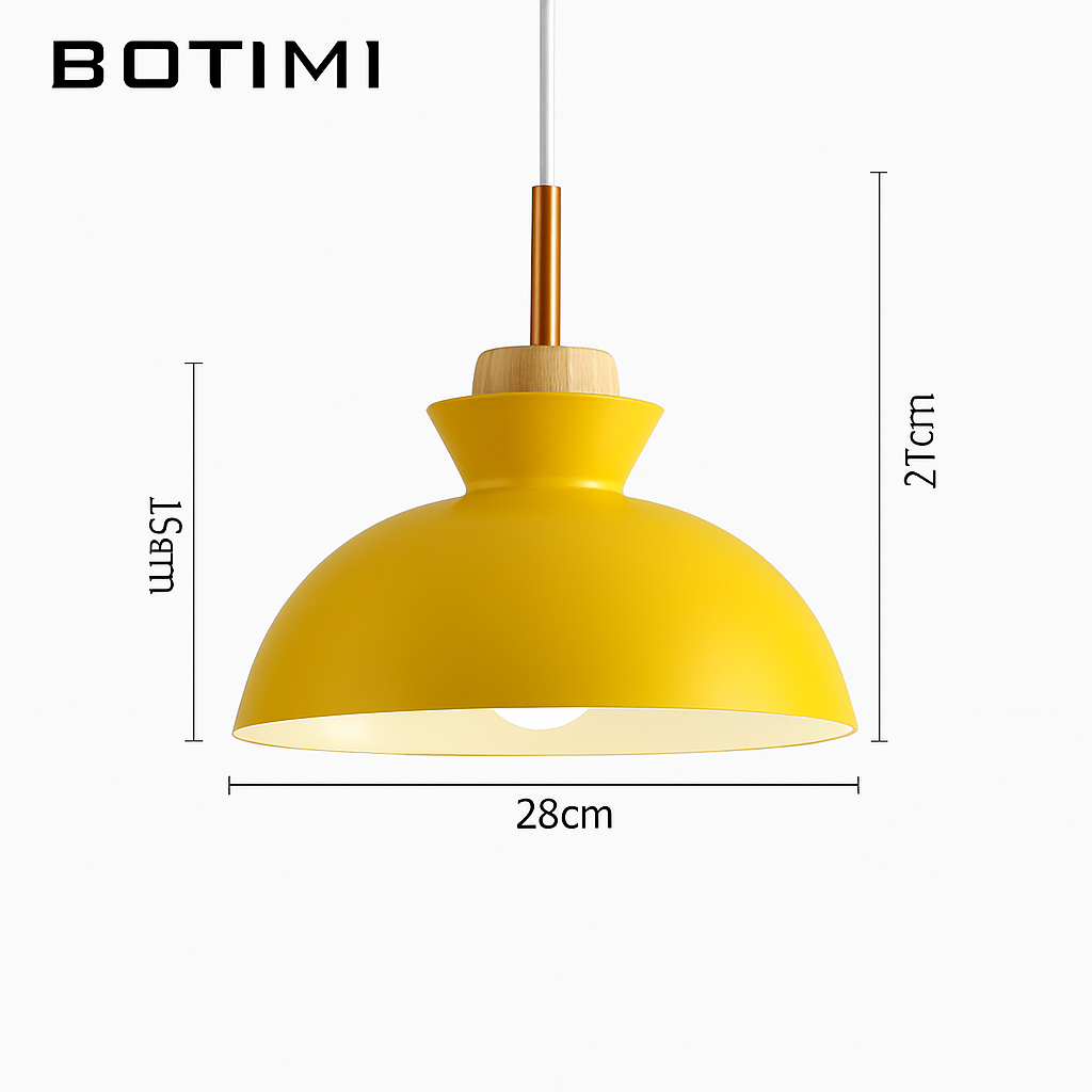 Suspension design moderne à LED de couleur Lampes - vue 8 sur 21