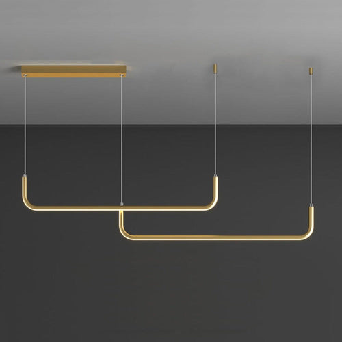 Suspension design moderne LED en aluminium style Hang - vue 11 sur 12