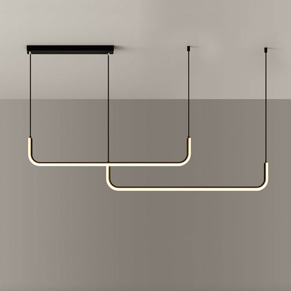 Suspension design moderne LED en aluminium style Hang - vue 10 sur 12
