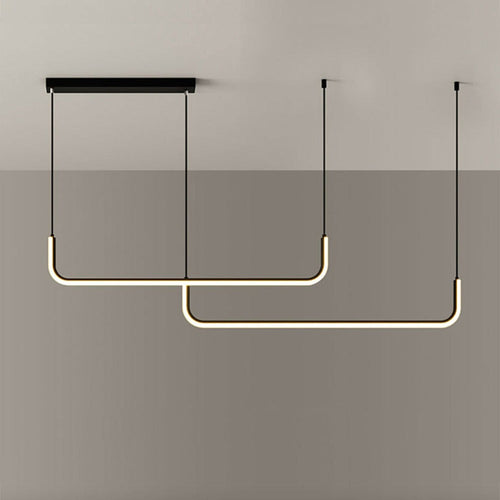 Suspension design moderne LED en aluminium style Hang - vue 10 sur 12
