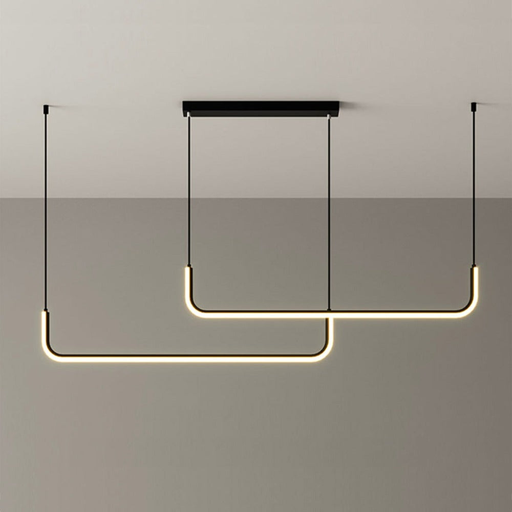 Suspension design moderne LED en aluminium style Hang - vue 7 sur 12