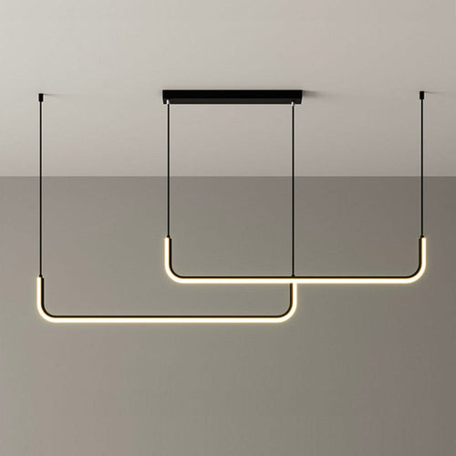 Suspension design moderne LED en aluminium style Hang - vue 7 sur 12