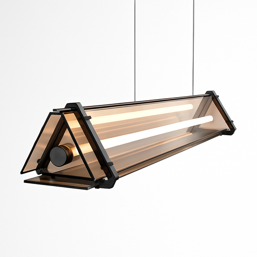 suspension design moderne led minimaliste pour cuisine - vue 2 sur 8