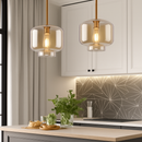 suspension design nordique en verre pour intérieur élégant