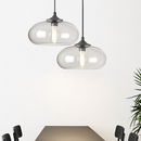 Suspension design ovale en verre Ball