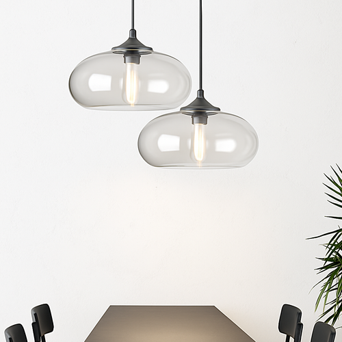 Suspension design ovale en verre Ball - vue 4 sur 7