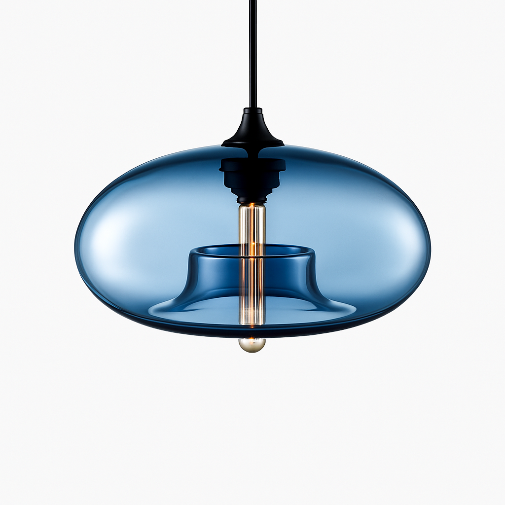 Suspension design ovale en verre Ball - vue 5 sur 7