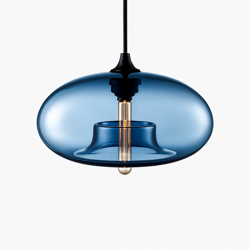 Suspension design ovale en verre Ball - vue 6 sur 7
