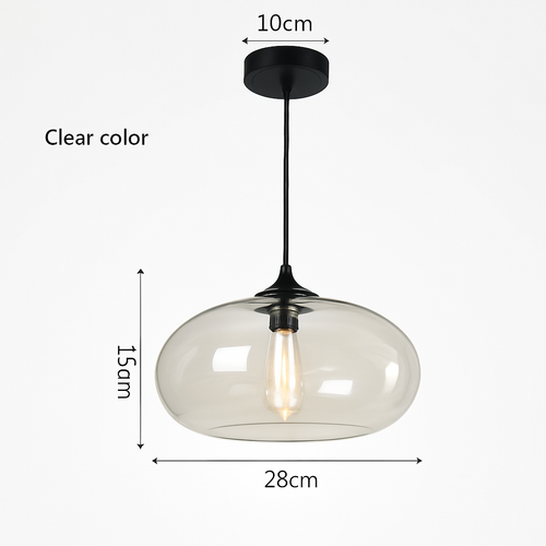 Suspension design ovale en verre Ball - vue 8 sur 7