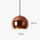 Suspension design rose gold de plusieurs formes