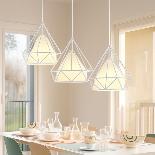 Suspension design scandinave Birdcage - vue 5 sur 7