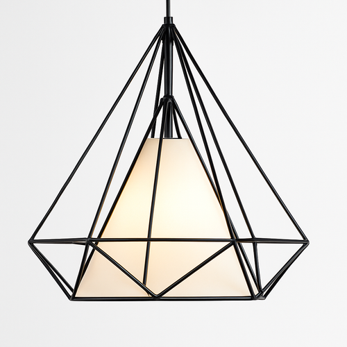 Suspension design scandinave Birdcage - vue 8 sur 7