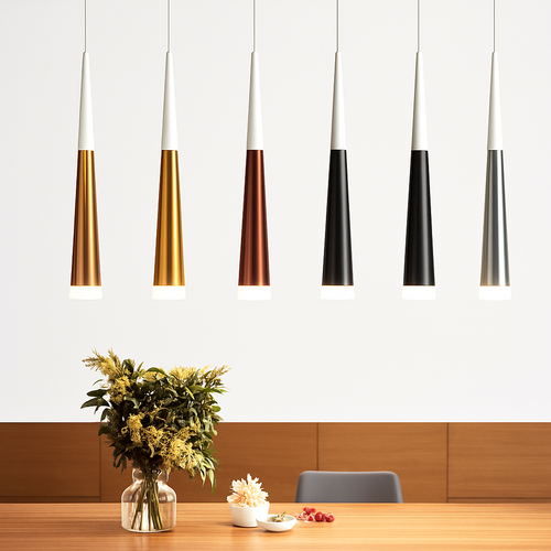 suspension en aluminium acrylique pour cuisine et bar - vue 2 sur 11
