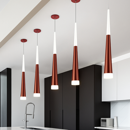 suspension en aluminium acrylique pour cuisine et bar - vue 3 sur 11