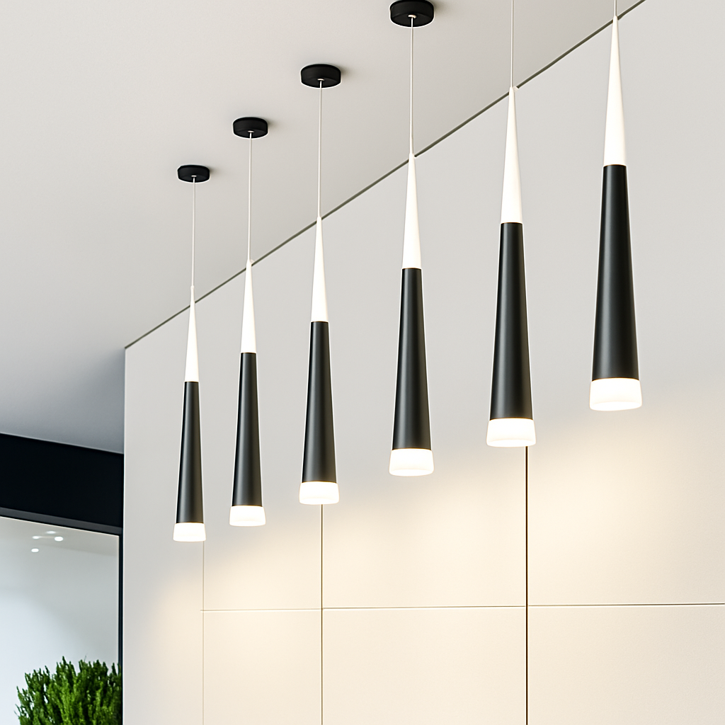 suspension en aluminium acrylique pour cuisine et bar - vue 4 sur 11