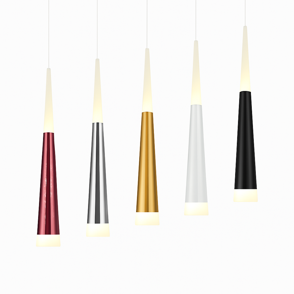 suspension en aluminium acrylique pour cuisine et bar - vue 5 sur 11