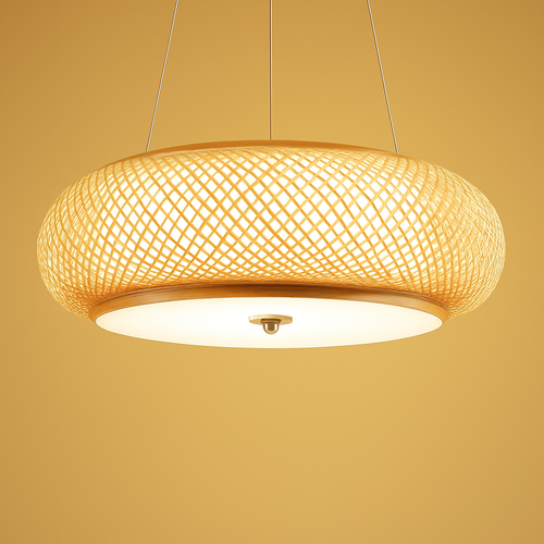suspension en bambou style japonais modernes - vue 4 sur 10