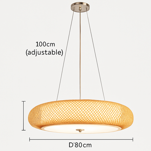 suspension en bambou style japonais modernes - vue 11 sur 10