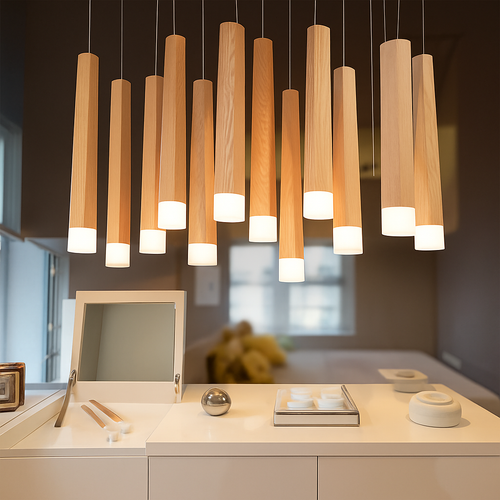 Suspension en bois moderne - vue 3 sur 12