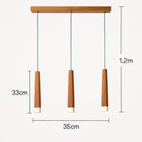 Suspension en bois moderne
