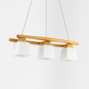 Suspension en bois nordique LED lampes suspendues modernes pour salle à manger salon cuisine Bar café lampe suspendue de Style japonais