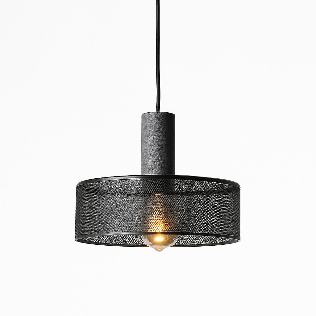 Suspension en ciment style américain vintage pour loft café bar restaurant - vue 8 sur 10