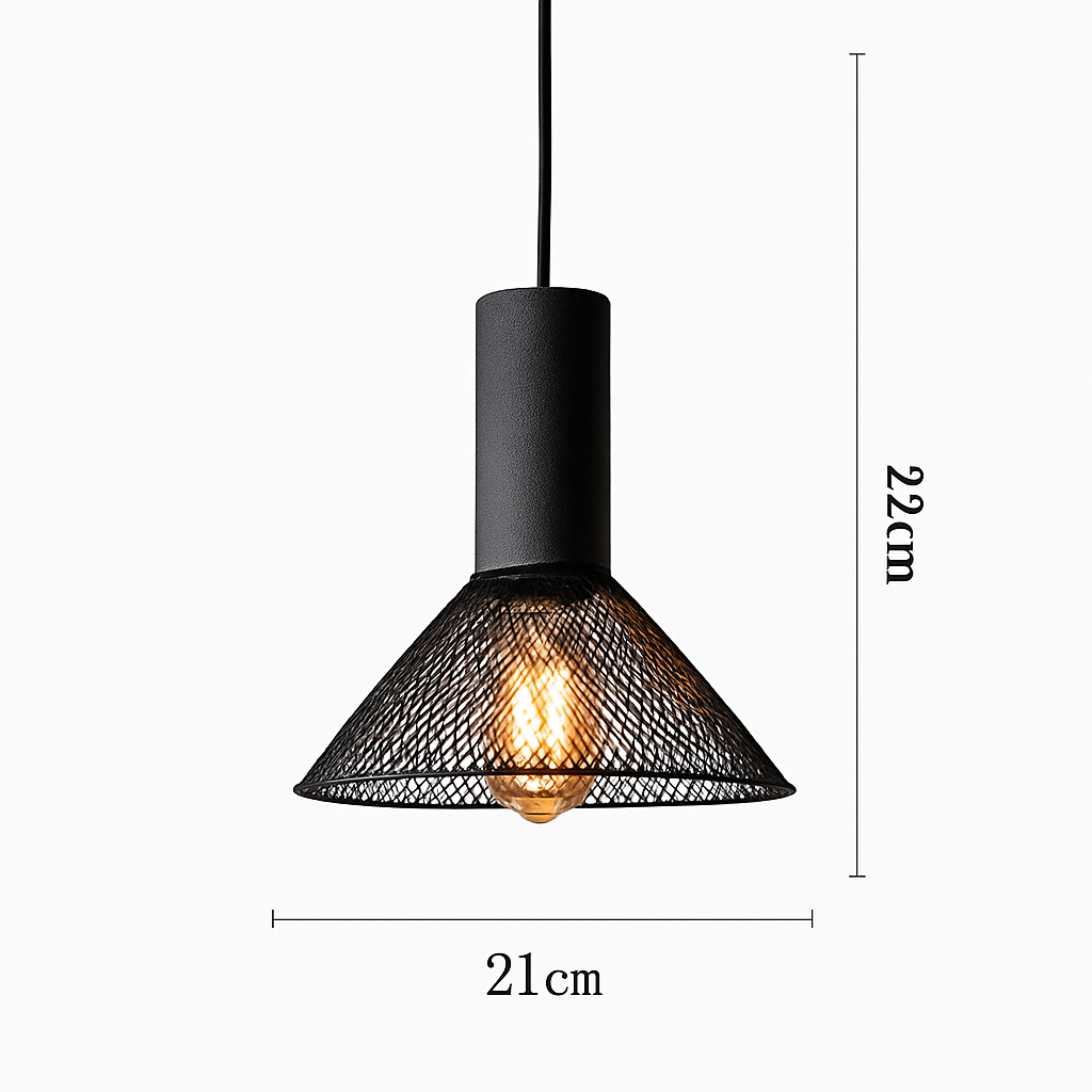 Suspension en ciment style américain vintage pour loft café bar restaurant - vue 9 sur 10