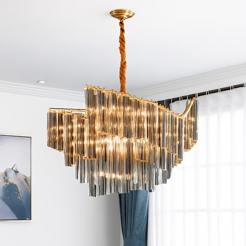 suspension en cristal luxe pour décoration moderne créative - vue 2 sur 7