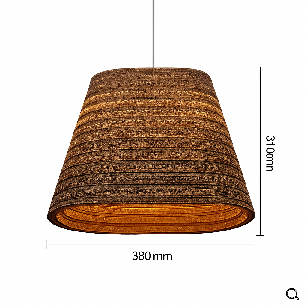 Suspension en papier carton (différentes formes) - vue 15 sur 17