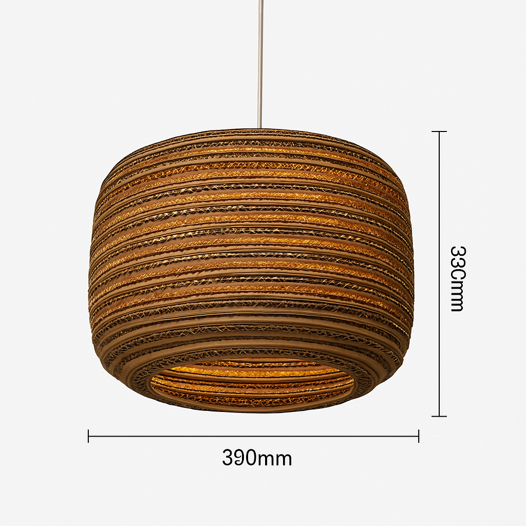 Suspension en papier carton (différentes formes) - vue 7 sur 17