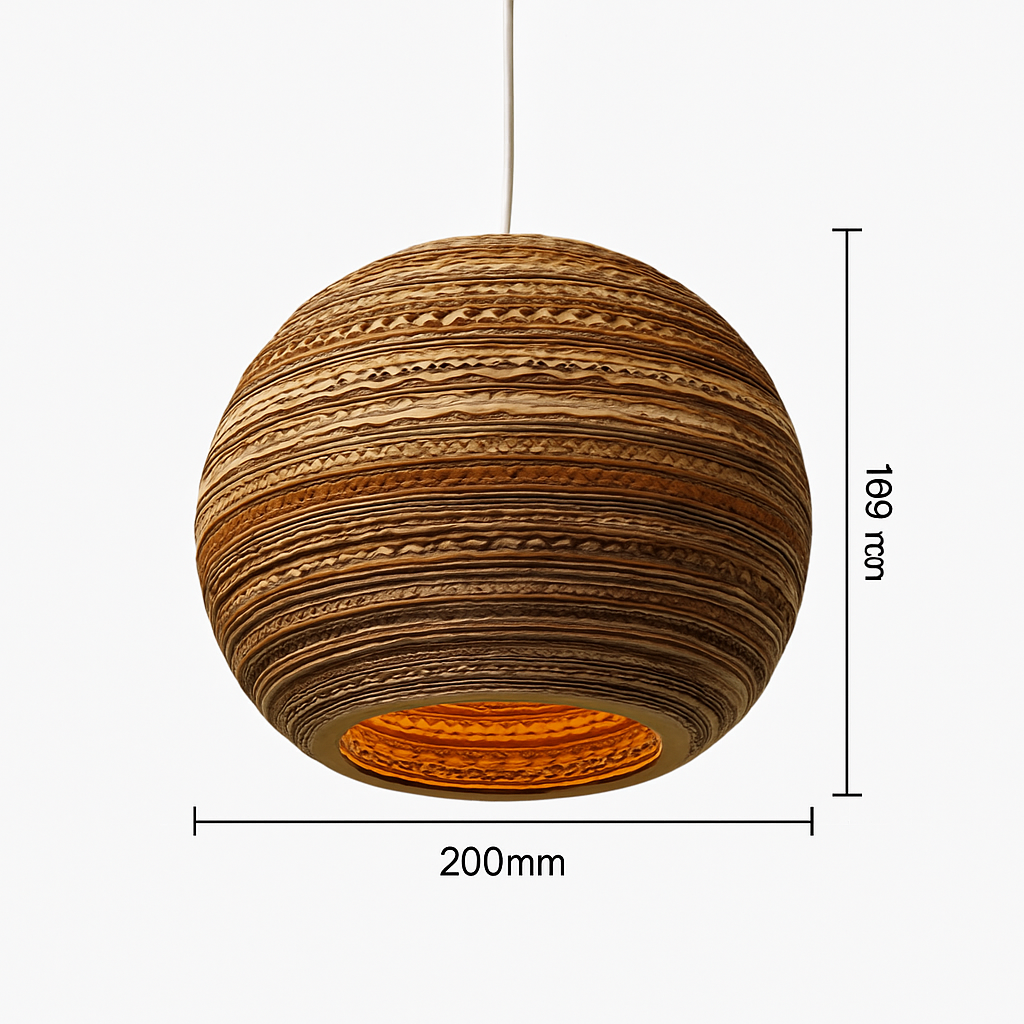 Suspension en papier carton (différentes formes) - vue 8 sur 17