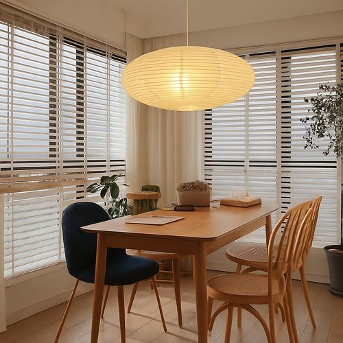 suspension en papier de riz design danois pour intérieur élégant - vue 2 sur 8
