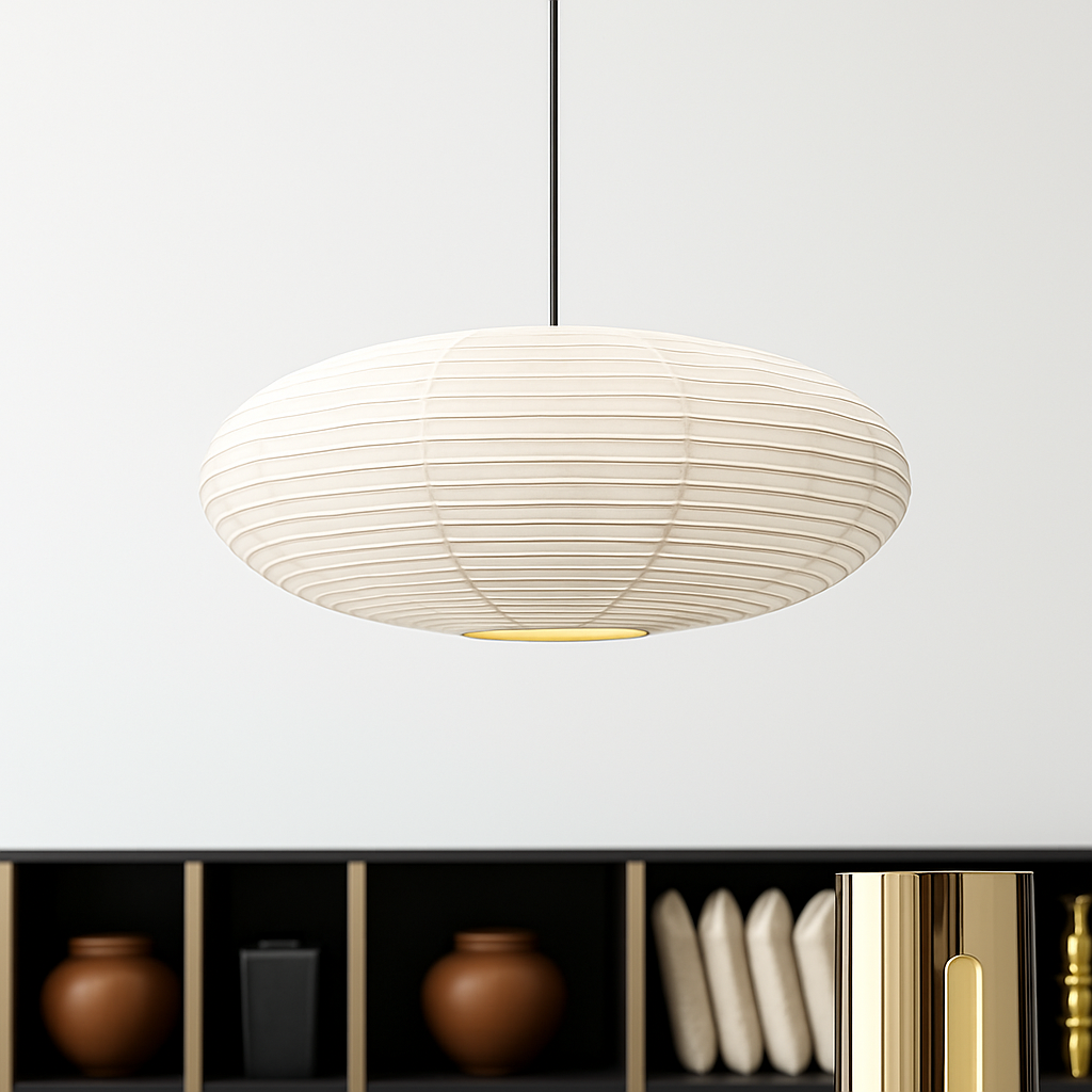 suspension en papier de riz design danois pour intérieur élégant - vue 3 sur 8