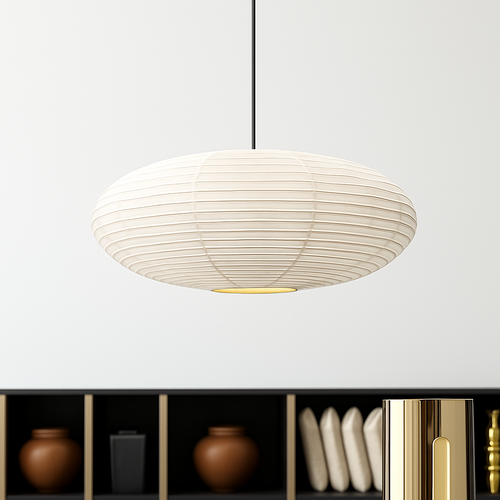 suspension en papier de riz design danois pour intérieur élégant - vue 3 sur 8