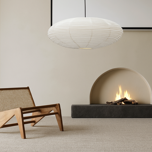 suspension en papier de riz design danois pour intérieur élégant - vue 4 sur 8