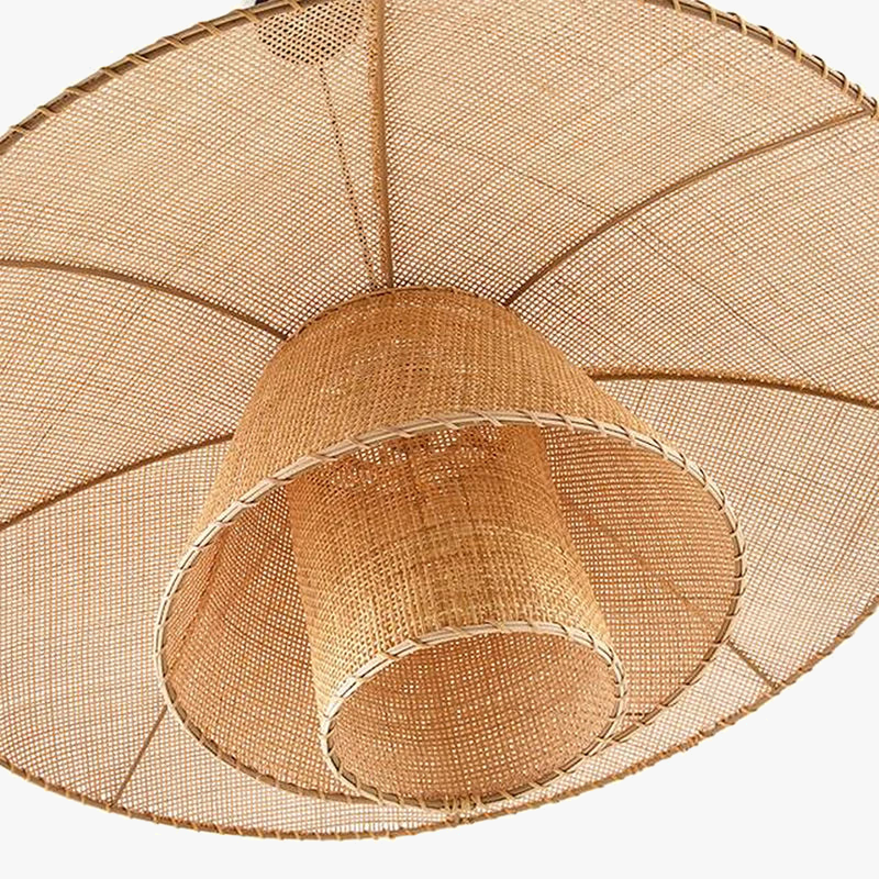 Suspension en rotin Vintage de Style japonais