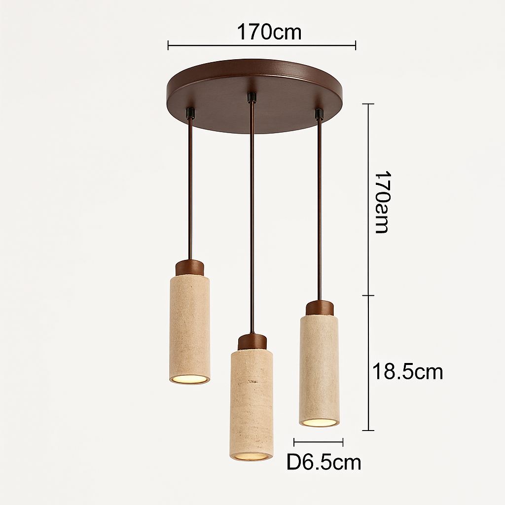 suspension en style nordique wabi sabi pour intérieur décoratif - vue 10 sur 15
