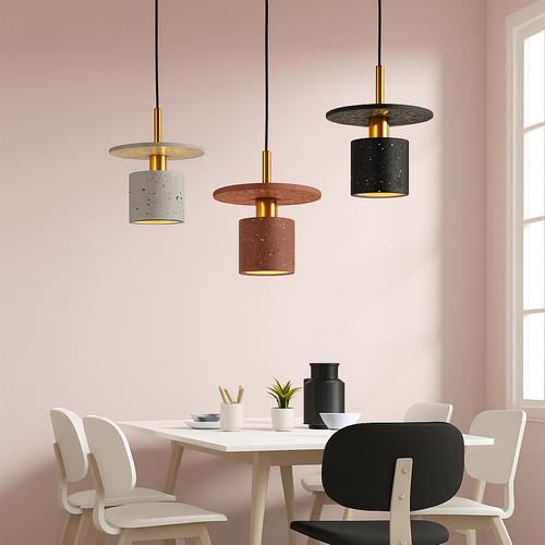 suspension en terrazzo design moderne pour espaces intérieurs élégants - vue 3 sur 12