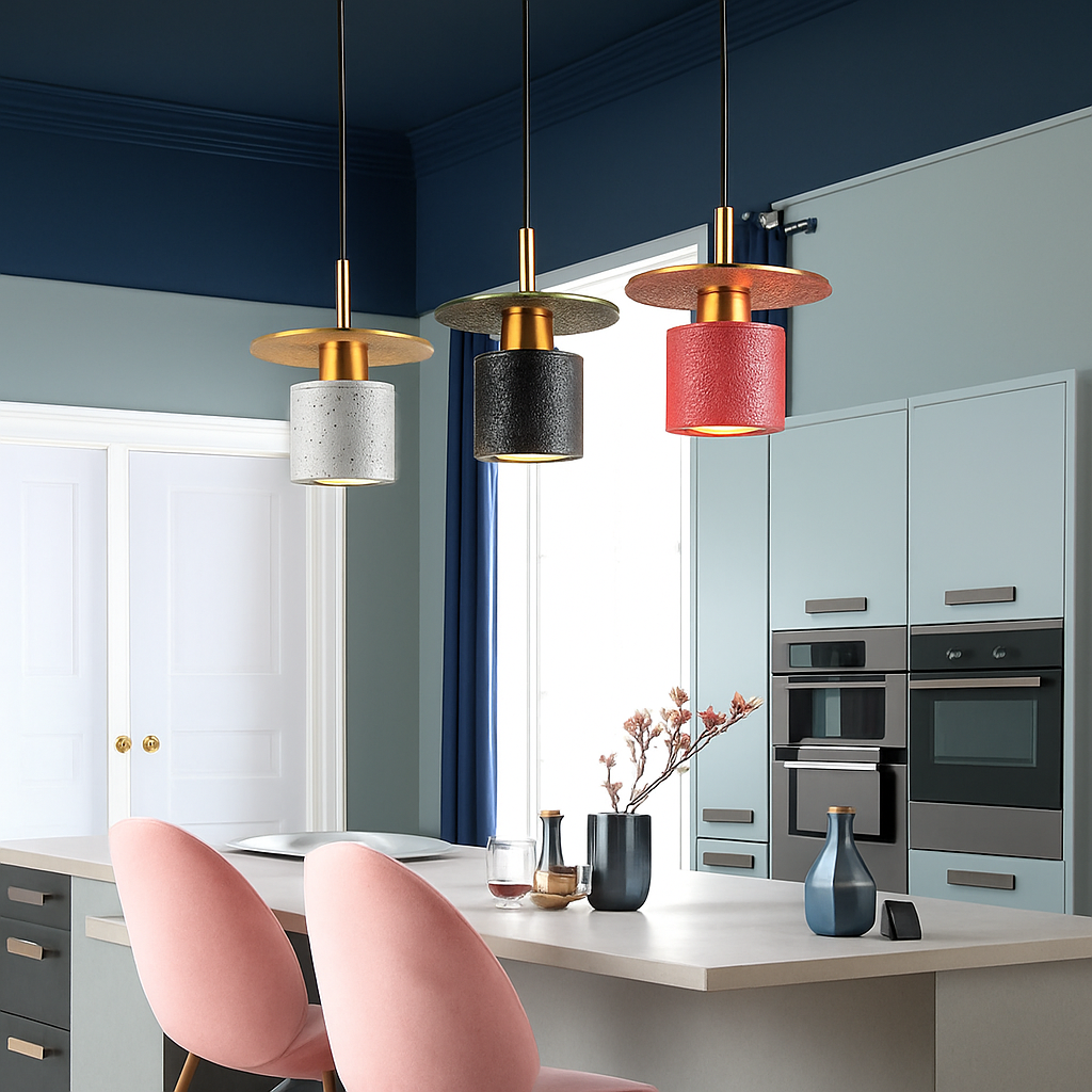 suspension en terrazzo design moderne pour espaces intérieurs élégants - vue 3 sur 12