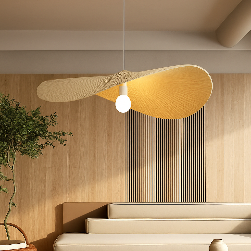 suspension en tissu nordique style chapeau pour décoration intérieure - vue 3 sur 12