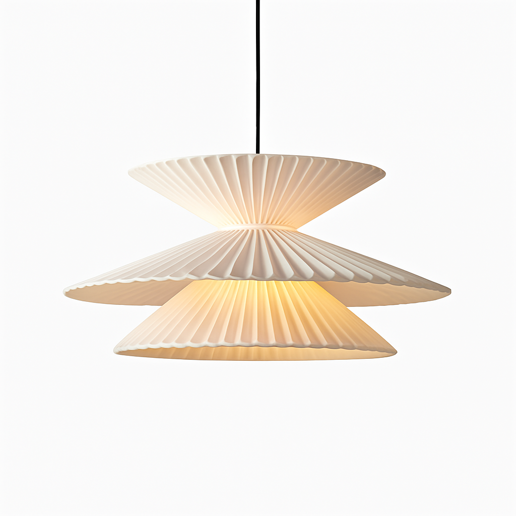 suspension en tissu origami pour décoration intérieure élégante - vue 3 sur 7