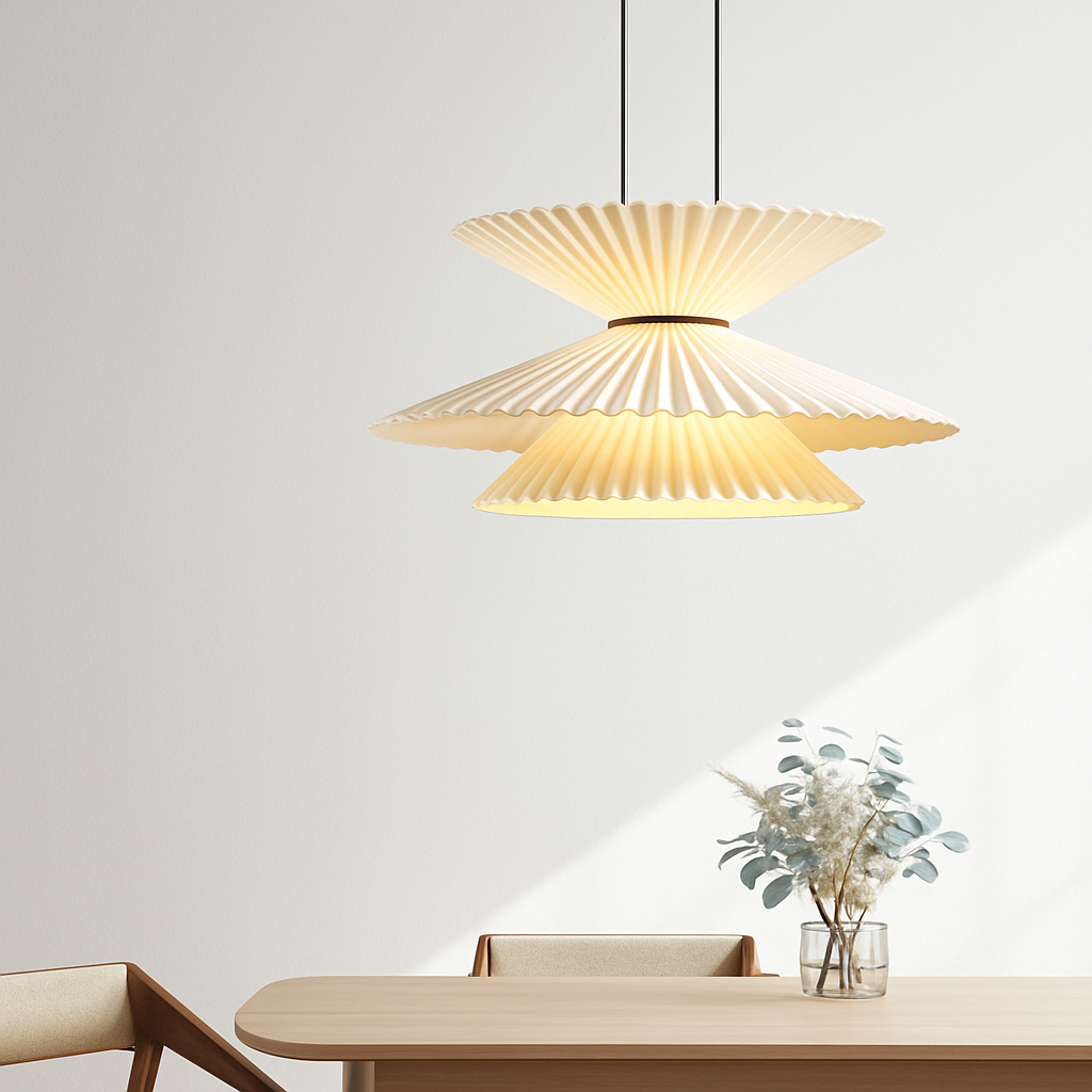 suspension en tissu origami pour décoration intérieure élégante - vue 4 sur 7