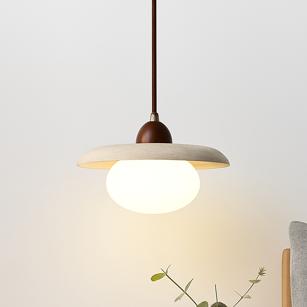 Suspension en travertin du japon - vue 3 sur 8