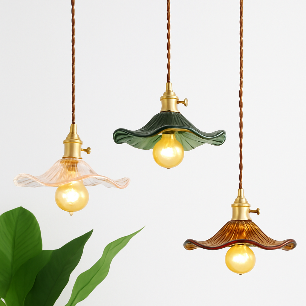 suspension en verre coloré style nordique pour intérieur moderne - vue 3 sur 13