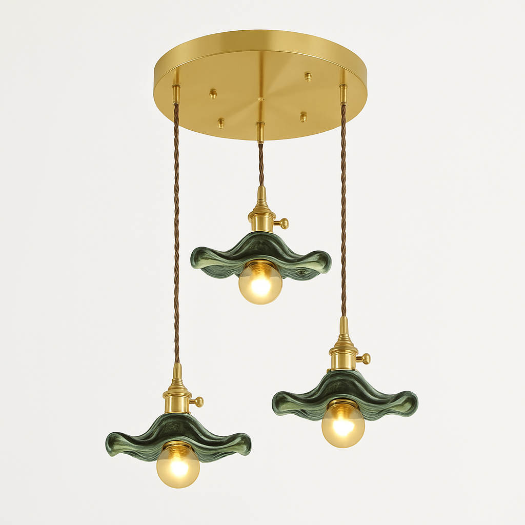 suspension en verre coloré style nordique pour intérieur moderne - vue 6 sur 13