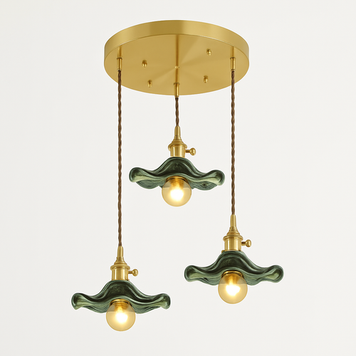 suspension en verre coloré style nordique pour intérieur moderne - vue 7 sur 13